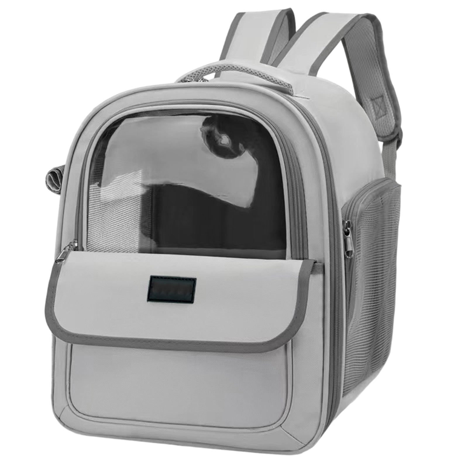 Breathable Mesh Pet Carrier Backpack Large Capacity Portable Cat Backpack Stylish Handheld Pet Travel Bag for Small Dogs Cats Comfortable Outdoor Use