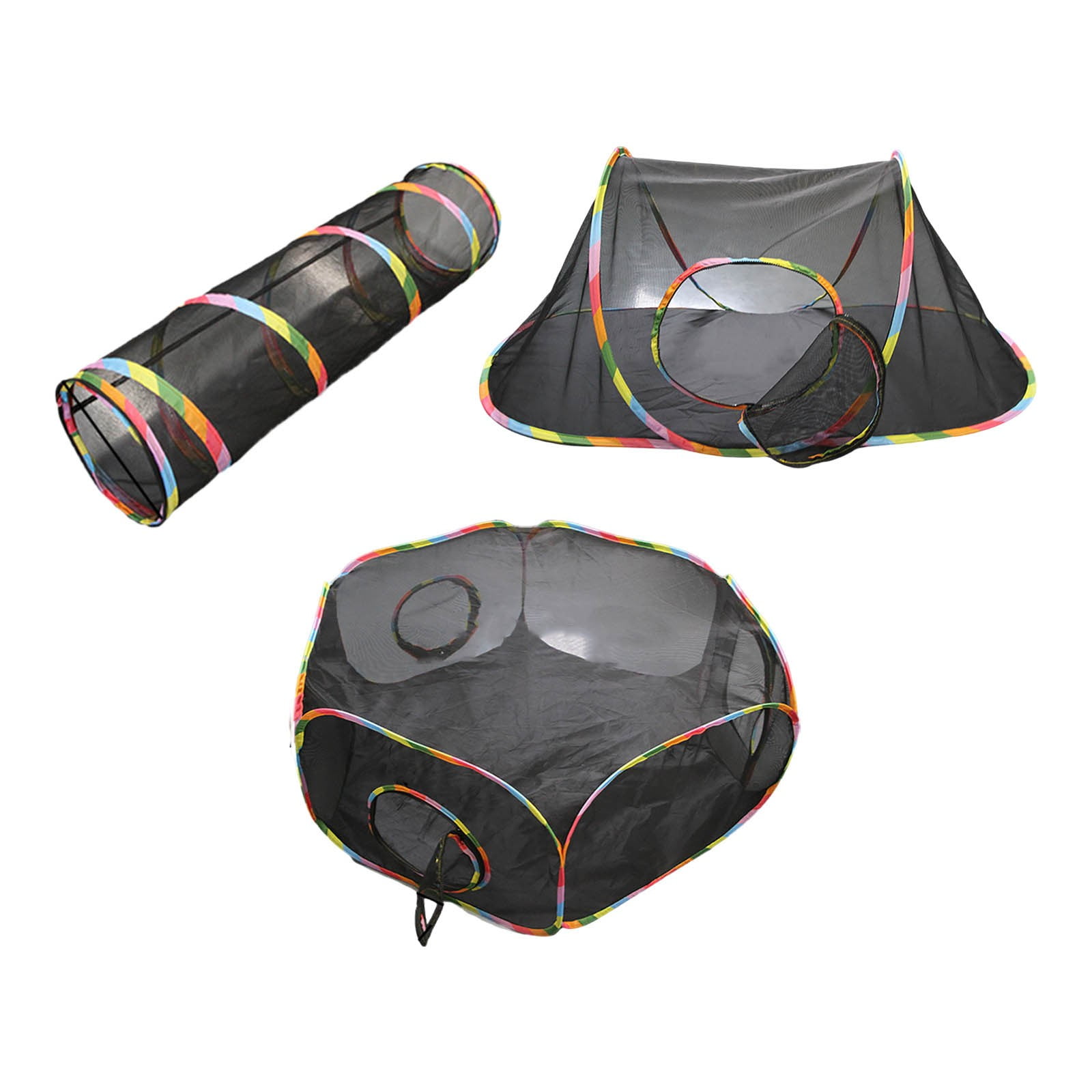 Fresh Look at Breathable Mesh Pet Enclosure With Zip Link Design For Cats