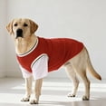 thumbnail image 1 of Breathable Mesh Shed Resistant Basketball Style Sports T-Shirts for Medium & Large Dogs(XXXL,Red), 1 of 8