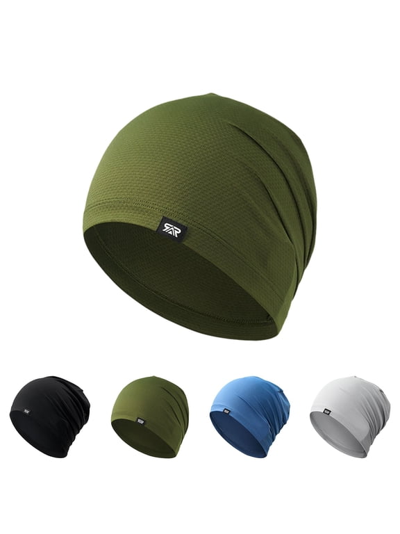 Breathable Mesh Skully Beanie Cap for Men Women Running Gym Lightweight Hat
