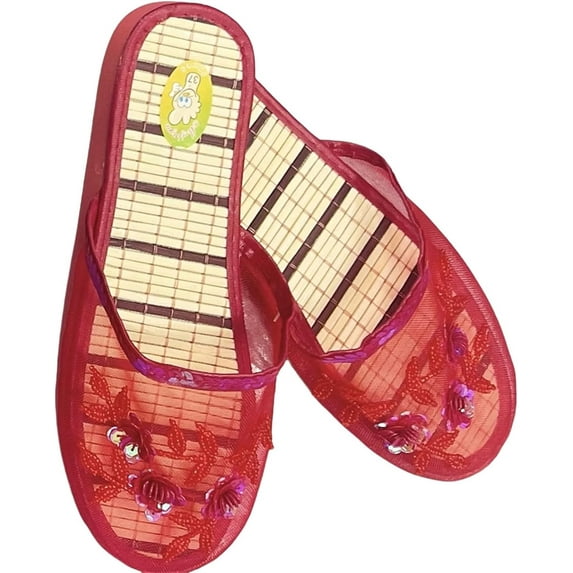 Breathable Mesh Slippers for Women - Lightweight Flat Indoor House Shoes | Comfortable for Home, and Lounge