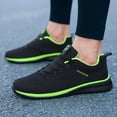 thumbnail image 1 of [Breathable Mesh Sneakers] Men's Breathable Mesh Shoes For All Seasons, Lightweight Soft-Soled Running Sneakers, Stylish Lace-Up Comfortable Footwear, 1 of 9