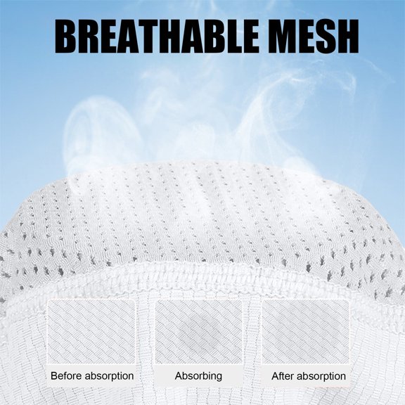 Breathable Mesh Stretch Skull Cap Lightweight Moisture Wicking Sport Running Cycling Helmet Liner Beanie