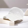 thumbnail image 1 of Breathable Mesh Sun Hat Baseball Cap Polyester Adjustable 56-58cm • Outdoor UV Protection Visor • Lightweight Unisex Casual Sports Travel Hat, 1 of 6
