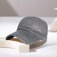 thumbnail image 1 of Breathable Mesh Sun Hat Baseball Cap Polyester Adjustable 56-58cm • Outdoor UV Protection Visor • Lightweight Unisex Casual Sports Travel Hat, 1 of 6