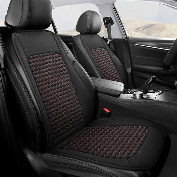 Breathable Mesh, Ventilated Car Seat Cushion and Backrest, 3D Airflow Design, All-Season Comfort for Driving, Office, Home