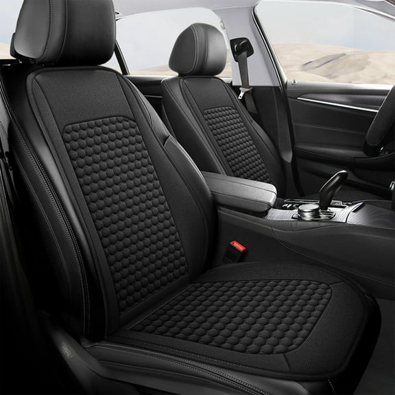 Breathable Mesh, Ventilated Car Seat Cushion and Backrest, 3D Airflow Design, All-Season Comfort for Driving, Office, Home