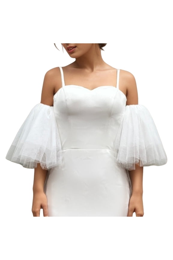 Breathable Mesh Wedding Arm Sleeves Design Comfortable Bridal Gloves for Bride White Lace Accessories