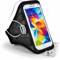 Breathable Mesh Workout Armband with adjustable strap for medium to large built arms fits 5.5in x 2.8in phones (5.25 - 5.6in Screensize)