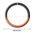 thumbnail image 1 of Breathable Microfiber Leather Steering Wheel Cover, Non-Slip Sweat-Resistant Protective Wrap For Enhanced Grip And Comfort In All Seasons, 1 of 6