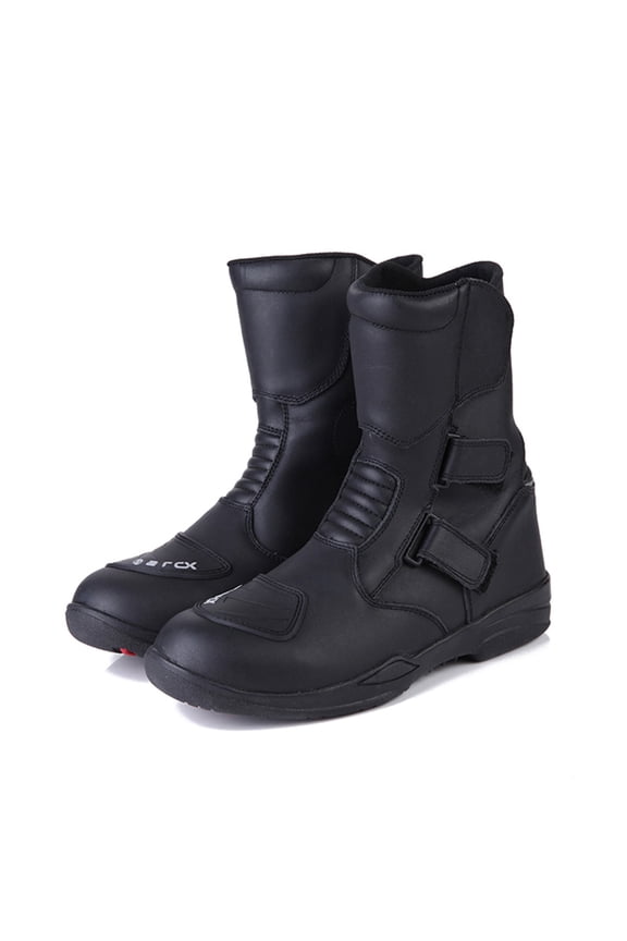Breathable Motorcycle Boots for All Seasons - Unisex Motorcycle Cycling Shoes,Black,42