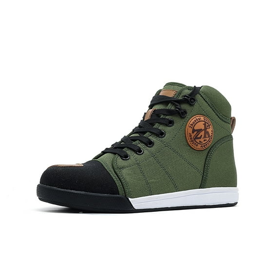 Breathable Motorcycle Boots for All Seasons - Unisex Motorcycle Cycling Shoes,Green,41