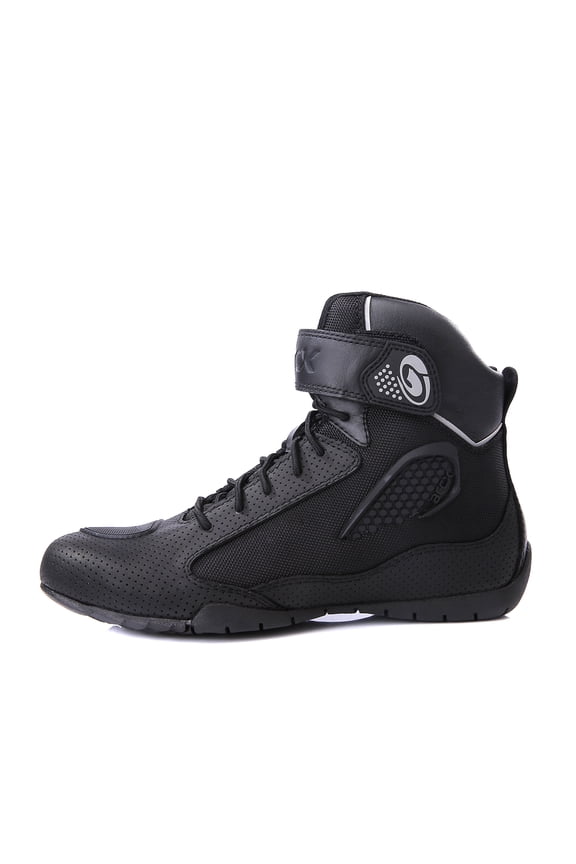 Breathable Motorcycle Boots for All Seasons - Unisex Motorcycle Cycling Shoes,black,39
