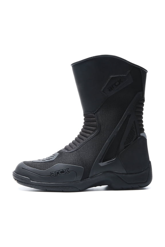 Breathable Motorcycle Boots for All Seasons - Unisex Motorcycle Cycling Shoes,black,45