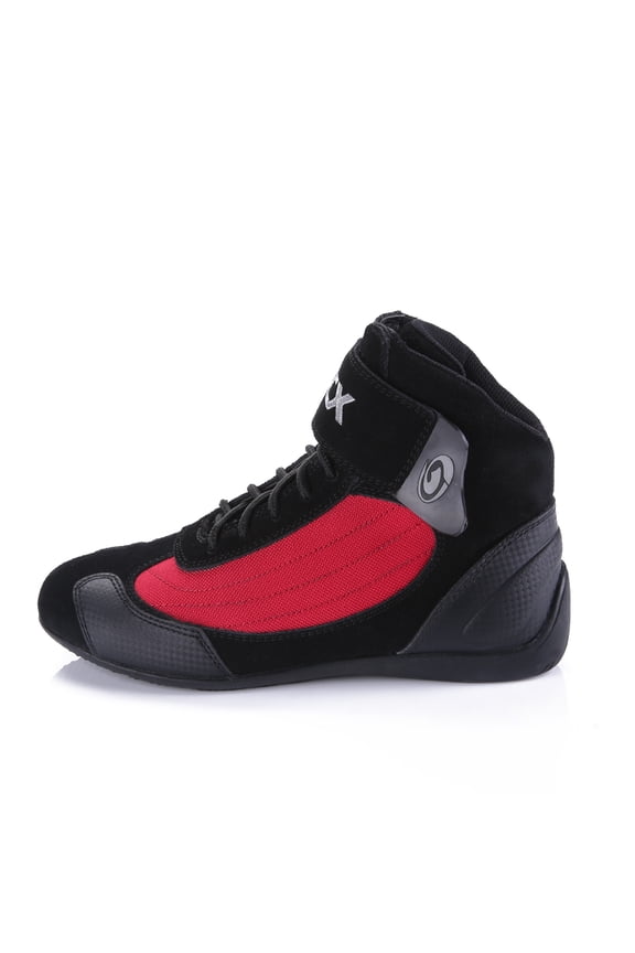 Breathable Motorcycle Boots for All Seasons - Unisex Motorcycle Cycling Shoes,red,41