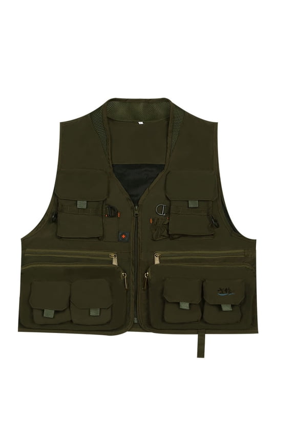 Breathable Multi Pocket Fly Fishing Jacket with Mesh Ventilation