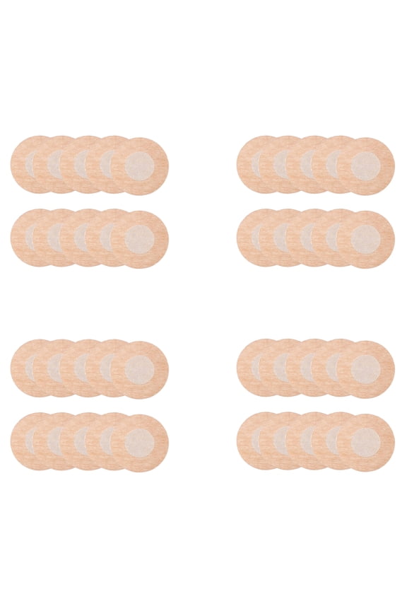 Breathable Nipple Pasties 40Pieces Waterproof Breast Petals Adhesive Nipple Stickers Nonwoven Breast Pad