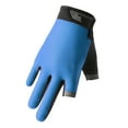 thumbnail image 1 of Breathable Non Slip Sun Gloves Half Finger Two Finger Cut for Fishing Cycling Hiking Blue One Size, 1 of 4