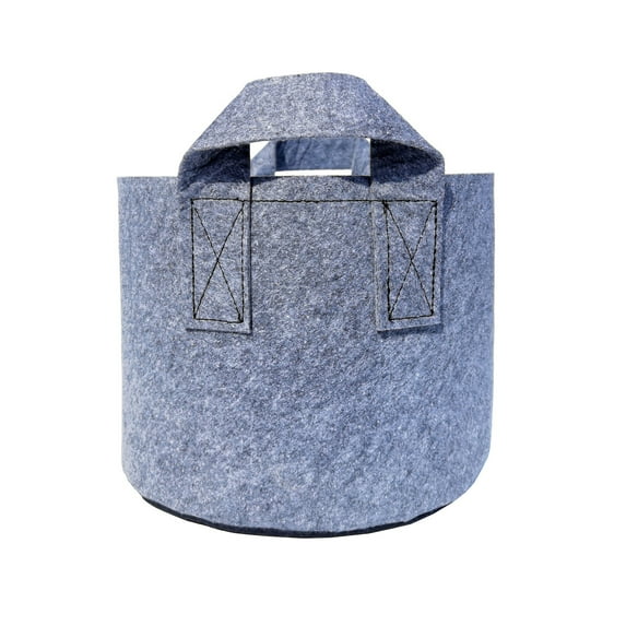 Breathable Non Woven Growth Bags - Durable Aeration Fabric Pots with Handles for Healthy Root Growth, Easy to Move, Reusable Garden Planting Containers