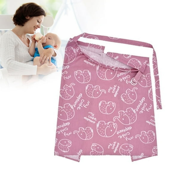 Breathable Nursing Apron with Soft Breastfeeding Cotton Blanket Cover for Mother,Nursing Apron for Breastfeeding In Gray,Comfortable and Discreet