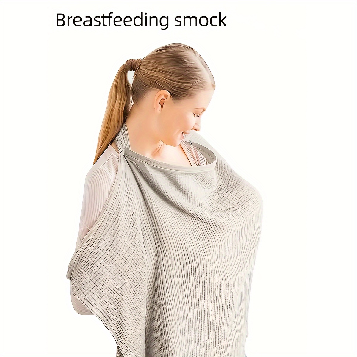 Breathable Nursing Cover For Breastfeeding, Shawl Nursing Towel