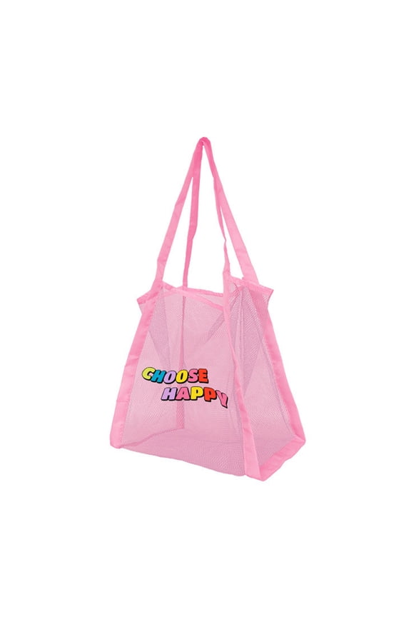 Breathable Nylon Shell Collection Bag with Ergonomic Handle Sand Resistant Design for Adults Beach Accessories Storage