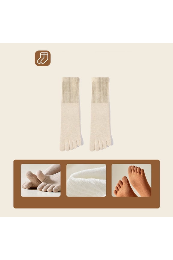 Breathable Odor-Control Five-Toe Socks - Moisture-Wicking Toe Separator Socks, Comfortable Daily Wear Socks for Men & Women