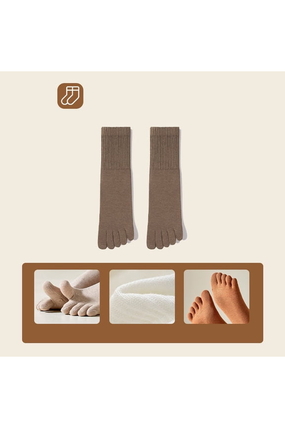 Breathable Odor-Control Five-Toe Socks - Moisture-Wicking Toe Separator Socks, Comfortable Daily Wear Socks for Men & Women
