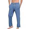 thumbnail image 1 of Breathable Outdoor Pants Fitness Running Training Trousers Fashion Men's Clothing Mens Drawstring Pockets Cargo Pants Men's Straight Sweatpants Training Fitness Pants Men, 1 of 4