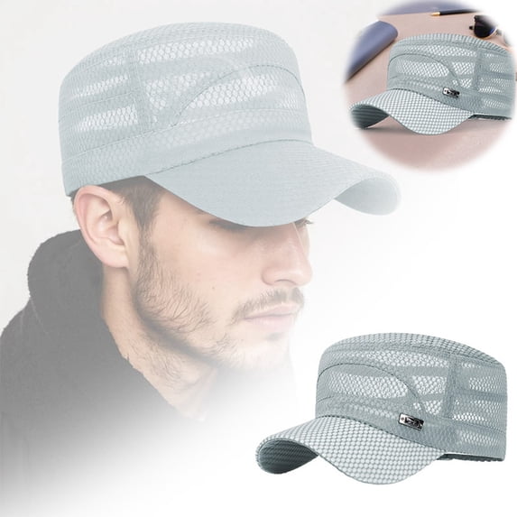 Breathable Outdoor Sports Baseball Cap Quick Dry Mesh Sun Protection Dad Hat Running Hiking Hat For Adults G