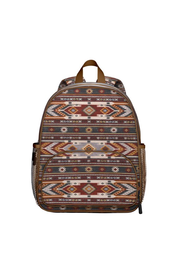Breathable Padded Backpack with Boho Butterfly Aesthetic - Spine-Friendly for Teens