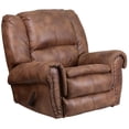 thumbnail image 1 of Breathable Padre Almond Fabric Accent Nail Rocker Recliner, 1 of 5