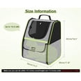 thumbnail image 1 of Backpack  for Travel & Hiking, Breathable  with Storage Pockets, Small Dog Bag for Outdoor Walking,, 1 of 8
