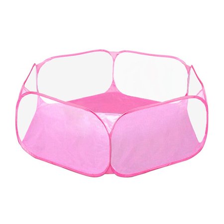 Breathable Pet Playpen Indoor Outdoor Game Folding Fence for Small Animals Cage Tent for Hamsters Rabbits Chihuahuas