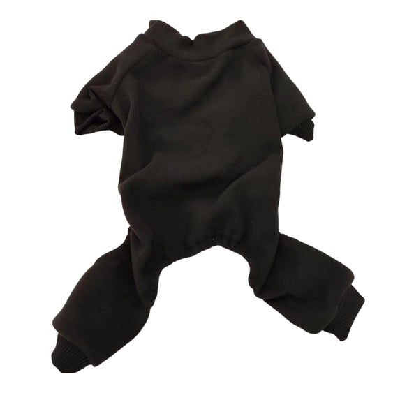 Breathable Pet Sleepwear for Dogs and Cats, Soft Daily Pajamas for Small Breeds Indoor Comfort and Play, Black 2XL
