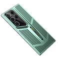 thumbnail image 1 of Breathable Phone Case Compatible with Samsung Galaxy S24, Electroplate Case Made of PC Material Camera Lens Protection Breathable Heat Dissipation Protection Case for Samsung Galaxy S24, Green, 1 of 6