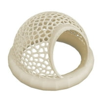 Breathable Plastic Reptile Hideout Dome, Lightweight Mesh Shelter for Small Pets, Lizard, Gecko, Snake Habitat Decor, Easy to Clean