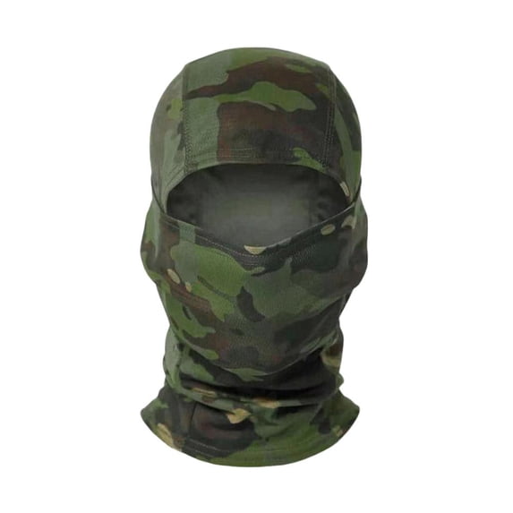 Breathable Polyester Cycling Balaclava Mask With Camouflage Design For Outdoor Sports