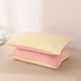 thumbnail image 1 of Breathable Polyester Pillow Protector With Oil-Resistant And Anti-Yellowing Features Featuring Full Encasement Design And Soft Fabric For Hotel And Home Use(Yellow), 1 of 7