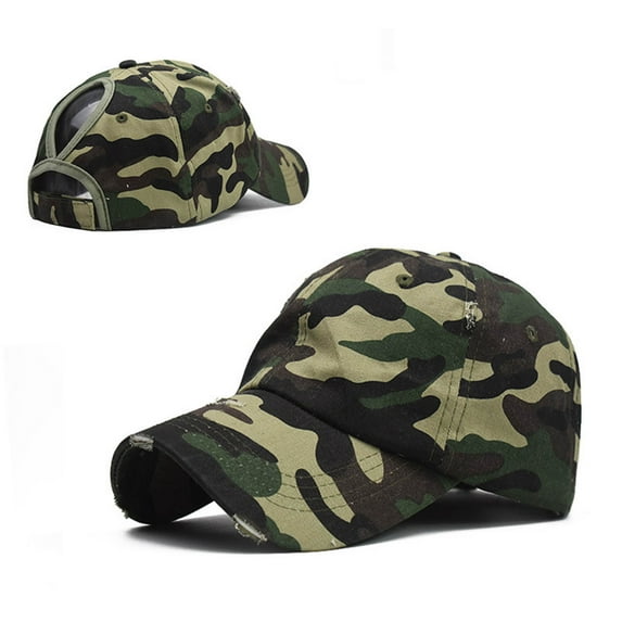 Breathable Ponytail Baseball Cap for Women Curved Brim Sun Hat Outdoor Sports Summer Hat