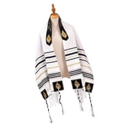 Breathable Prayer Scarf Ethnic Tallit Prayers Shawl For Jews Religious Observances and Traditional Cultural Ceremony