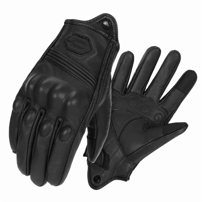 Breathable Protective Motorcycle Gloves With Reinforced Palms And Mesh Back For Enhanced Comfort And Safety 2Pcs