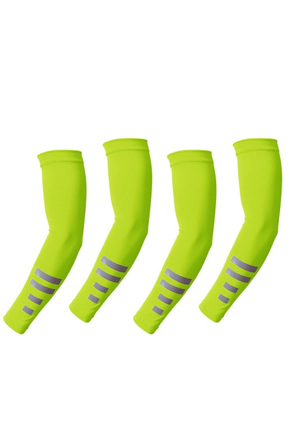 Breathable Quick Dry Arm Sleeves Reflective Design Sun Protections Arm Cover