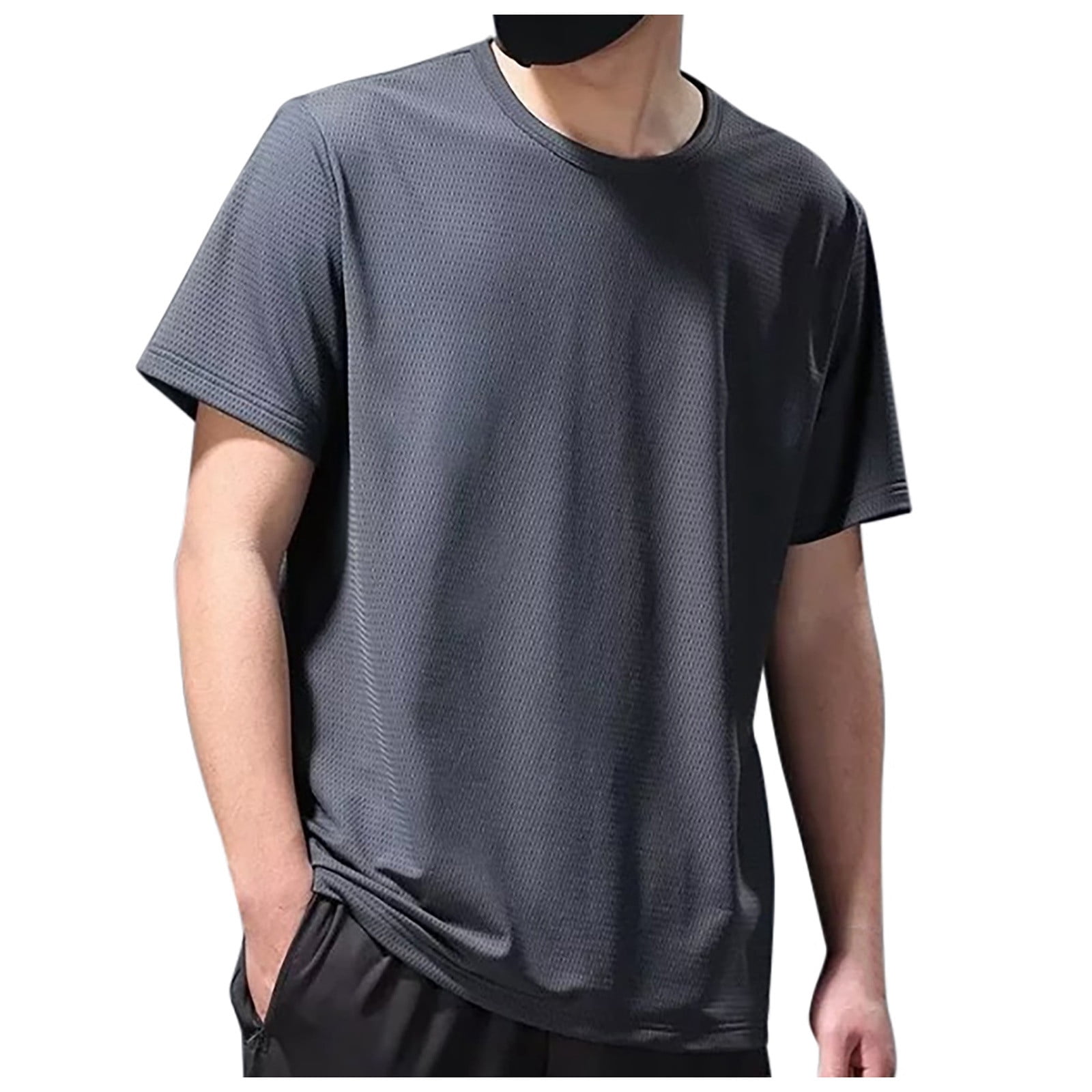 Breathable Quick Drying T Shirt For Men Summer Loose Sport T