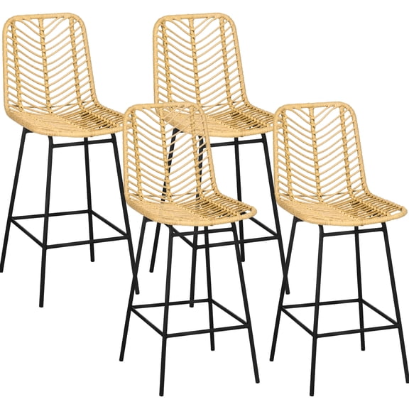 Breathable Rattan Construction / Stuffy Kitchen Air / Cool Sitting Feeling