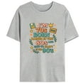 thumbnail image 1 of Retro Decades Graphic Tee Vintage T Shirt Tops Breathable Short Sleeve Round Neck Gray S-3XL, 1 of 4