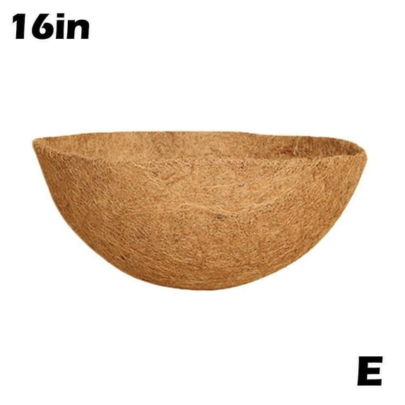 Breathable Round 100% Natural Coco Outdoor Garden Accessories Coconut Liners For Planters Basket Replacement Liner Hanging Basket Liner 16 INCH