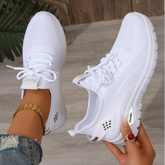 Breathable Running Shoes Comfortable Walking Sneakers for Gym Sports Fitness Casual Fashion Workout Shoes Antislip Lightweight for Women