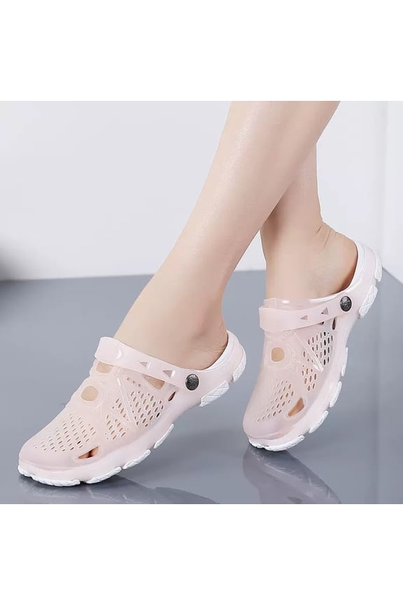 Breathable Sandals Shower Shoes Comfort Cloud Slides,Garden Shoes Women's Breathable Sandals Water Slippers,Shower Sandal Slippers Summer Beach Slippers for Women
