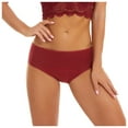 thumbnail image 1 of Breathable Seamless Thongs Underpants Patchwork Color Panties Solid Briefs Comfortable Women's Underwear Seamless Underwear for Women Women Bikini Underwear, 1 of 9